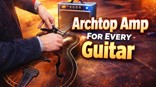 Universal tone archtop amplifier for all guitar players