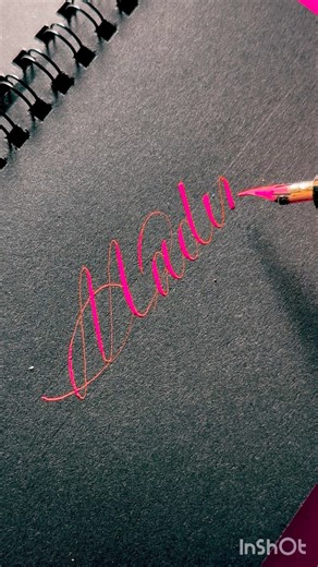 Copperplate name writing/ copperplate lettering #shorts #viral