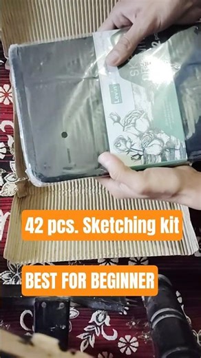 The Ultimate Sketching Kit? 42 Piece Kit Unboxing & Review #art #shorts