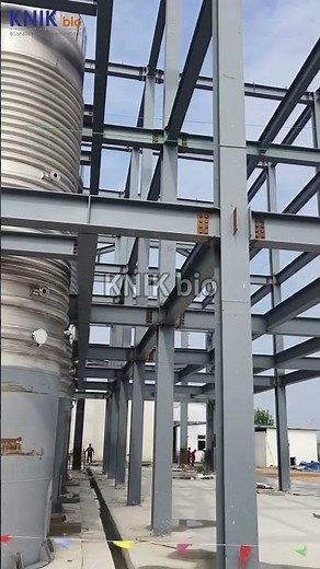 Fermentation Tank Rigging and Setting Operation Site | KNIKbio