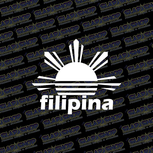 Filipina Vinyl Decal – Filipino Pride Car, Laptop & Water Bottle Sticker - Etsy