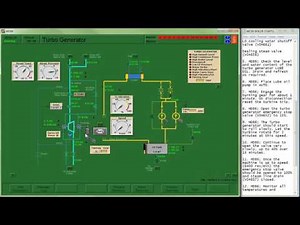 PENG1005 - Simulation - MC90V Steam Turbine Startup and Generator Synchronization