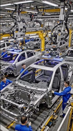 How Cars Are Made | Complete Car Manufacturing Process in 12 Easy Steps 🚗🏭