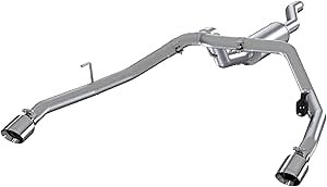 MBRP 2020 Jeep Gladiator 3.6L 2.5in Dual Rear Exit Cat Back Exhaust 304