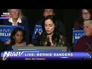 FNN: Actress Eliza Dushku Speaks at Bernie Sanders Event in Keene, NH