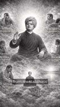 Vivekananda - Chitta Bhumis (The 5 States of Mind)