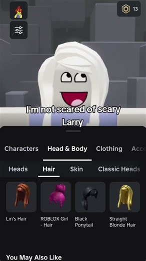 Not scared of scary Larry she's gonna make us look poor.#roblox #scarylarry #nooblixa