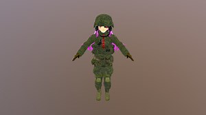 ВС РФ аниме для VRCHAT - Download Free 3D model by AniDub_2901 (@madeinrussia913)