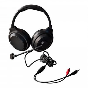 [Hot Item] Headset Sn130 2*3.5mm Language Lab Headset Headphone OEM Language Computer Lab Wired Cable Noise Cancelling Professional Xrl Adjustable Microphone