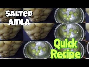 12 Months Shelf Life Salted Amla | Simple & Tasty Indian Amla Recipe | Kitchen Padma