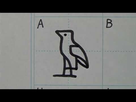 How to write Alphabet in Egyptian hieroglyphs