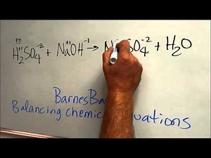 BarnesBasics: balance H2SO4 +NaOH, Mark 1