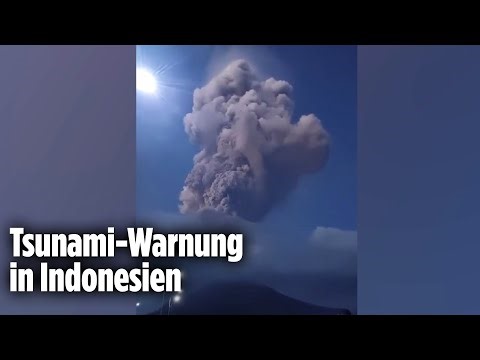 Vulkan droht ins Meer zu stürzen