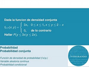 6) Probabilidad condicional de variables aleatorias continuas