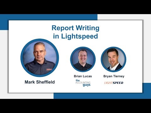 Lightspeed Report Writing Workshop with Mark Sheffield