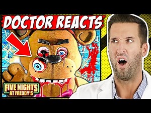 ER Doctor REACTS to Five Nights at Freddy's (FNAF) Movie Injuries