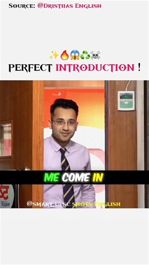 Perfect Introduction ✨️🔥☠️ | Junaid Ahmed | #smartupscshortsenglish #junaidahmad #smartupscshorts