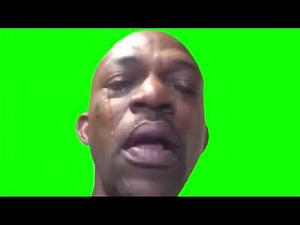 Guy Crying Meme Green Screen