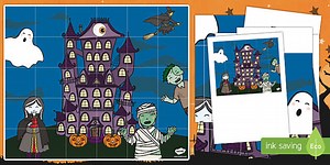 Halloween Themed Mat (Compatible with Bee-Bot)