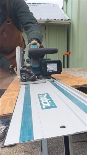 3D Printed Makita Track Saw Link— 2 Rails, 1 ok cut.