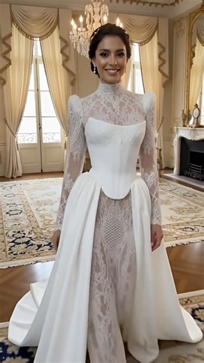 Is This the Most Stunning Corset Bridal Dress You’ve Ever Seen? #bride #wedding #fashion