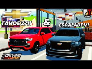 Cadillac Escalade V & Chevrolet Tahoe Z71 Worth Getting It In Roblox Driving Empire?!