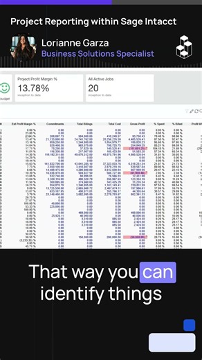 Spot Problem Jobs Fast with Project Overview Reporting in #sageintacct #projectmanagement