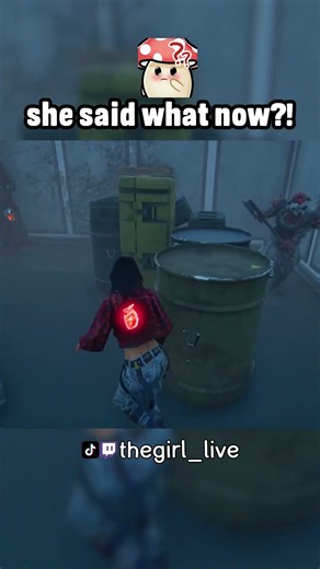 what did she say #dbd #deadbydaylight #dbdclips #dbdmemes #dbdsurvivor #gamergirl #streamer #vtuber