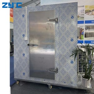 [Hot Item] Zyc Small Assembled Movable Portable Cold Storage Room Walk-in Freezer with Underframe and Wheels