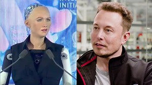 Humanlike AI robot ‘Sophia’ calls out Elon Musk during live interview