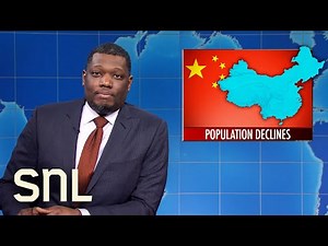 Weekend Update: China's Population Decline, Andy Murray Denied Bathroom Break - SNL
