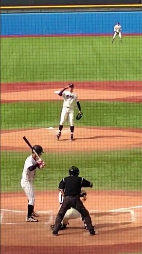 明治大学 松本直投手(鎌倉学園高等学校) VS 立教大学 河野優輝内野手(広島新庄高等学校)