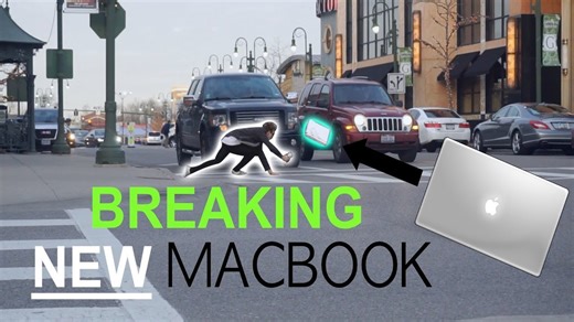 Brutal prank involves breaking brand-new expensive laptop computer