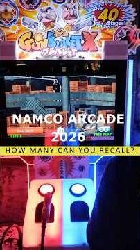Namco arcade 2026 How many arcade Namco classics can you recall?
