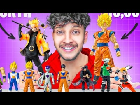 I Got this anime figures in just 350 Rss | Real or Fake ? | Action figures for my gaming room 😎