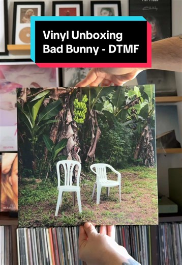 I was finally able to add a copy of Bad Bunny’s DTMF album to my vinyl record collection. This vinyl variant is exclusive from Amazon. #badbunny #dtmf #vinylrecods #vinylcollection #vinylunboxing