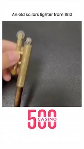 101K views · 196 reactions | An old sailor’s lighter from 1913 is a vintage wick lighter, often made of brass or other durable metals. These lighters were common among sailors due to their resilience to wind, helping them stay lit in harsh conditions. | Factualphenomena | Facebook
