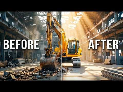 Restoring an Old Excavator Back to Brand New! | Full Excavator Restoration