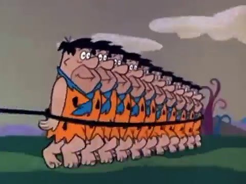 Quicky Clip Flintstones 4x16 Ten Little Flintstones