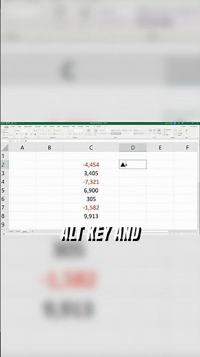 The Fastest Way to Add Arrows in Excel #excel #shorts #productivity