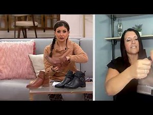 Earth Leather Ankle Boots - Nicole on QVC