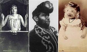 Haunting images show the freakshow stars who entranced the Victorians
