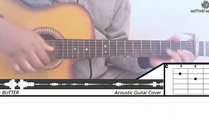 简单和弦 | BTS 防弹少年团 BUTTER 吉他弹唱教学