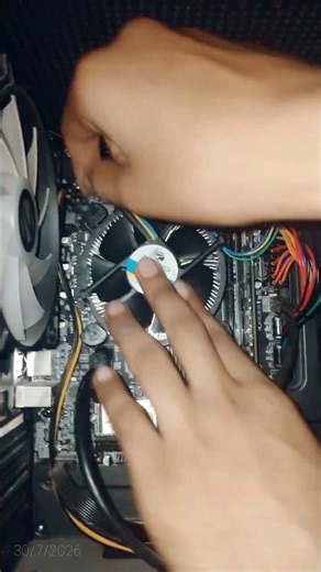 HOW TO INSTALL CPU FAN. #cpufan #intel #pc