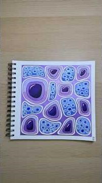 Abstract Doodle Step by Step (Satisfying Timelapse)