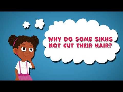 I Wonder Why Do some Sikhs not Cut Their Hair | Sikhs Facts for Kids | Fun Facts about Religions