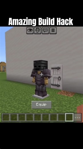 Jump Scare Build Hack 😯 Best Build Hack 🔥🤯 #minecraft #gaming #shorts #viralshorts #trendingshorts