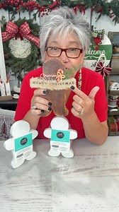We have cutest festive chubbies, I used cinnamon and mod podge to make him more primitive, Just type: gingerbread to grab yours! I love how he turned out! Would like a video on how I created the primitive look for the gingerbread man? | Refresh Restyle by Debbie Westbrooks