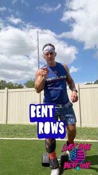 30 Continuous Sets of Bent Over Rows | Back Endurance Challenge #Last1Best1