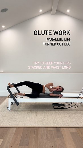 Glute Pilates Reformer Exercises - Workout with Saran Pilates